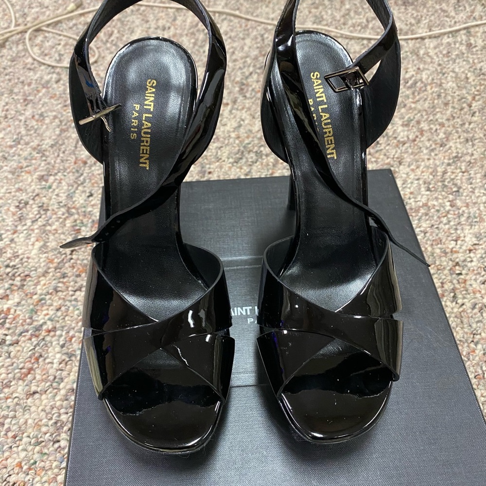 Authentic YSL Bianca heeled sandals- Size 41